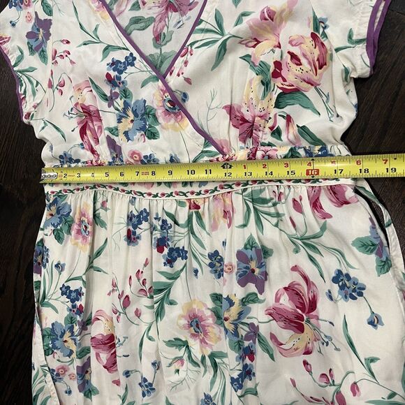 April Cornell Floral Maxi Dress - Cream and Multicolor - Picture 7 of 8